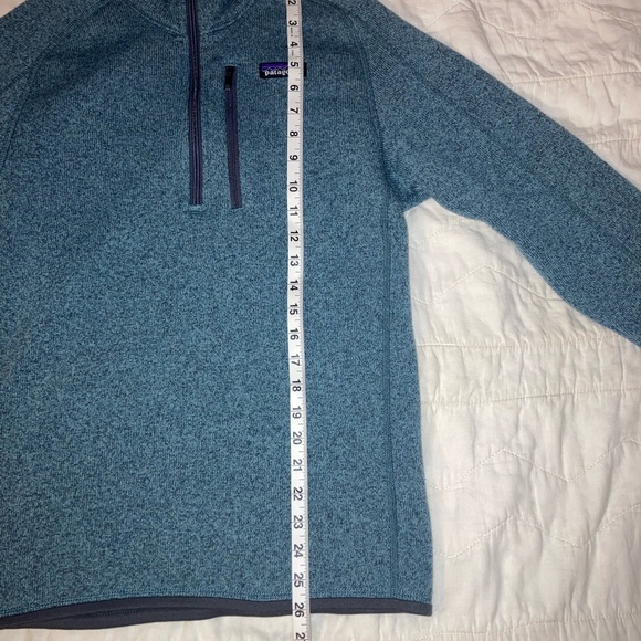 Patagonia 1/4 Zip Better Sweater Fleece Knit Pullover Blue - Picture 7 of 7